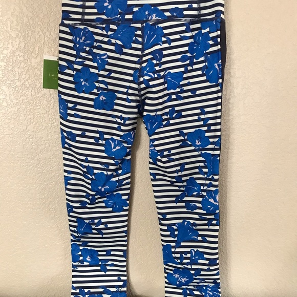 Kate Spade Hibiscus Legging Yoga Pants NWT - Picture 3 of 4